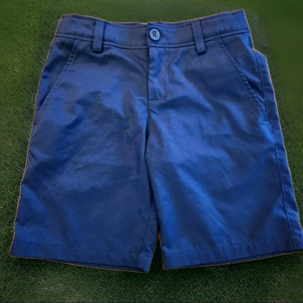 Under Armour Boys Match Play 2.0 Golf Shorts Navy YXS (4–5) Moisture-Wicking